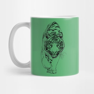 tiger  panther cat leopard jaguar bengal tiger mammal siberian tiger snow leopard Mug